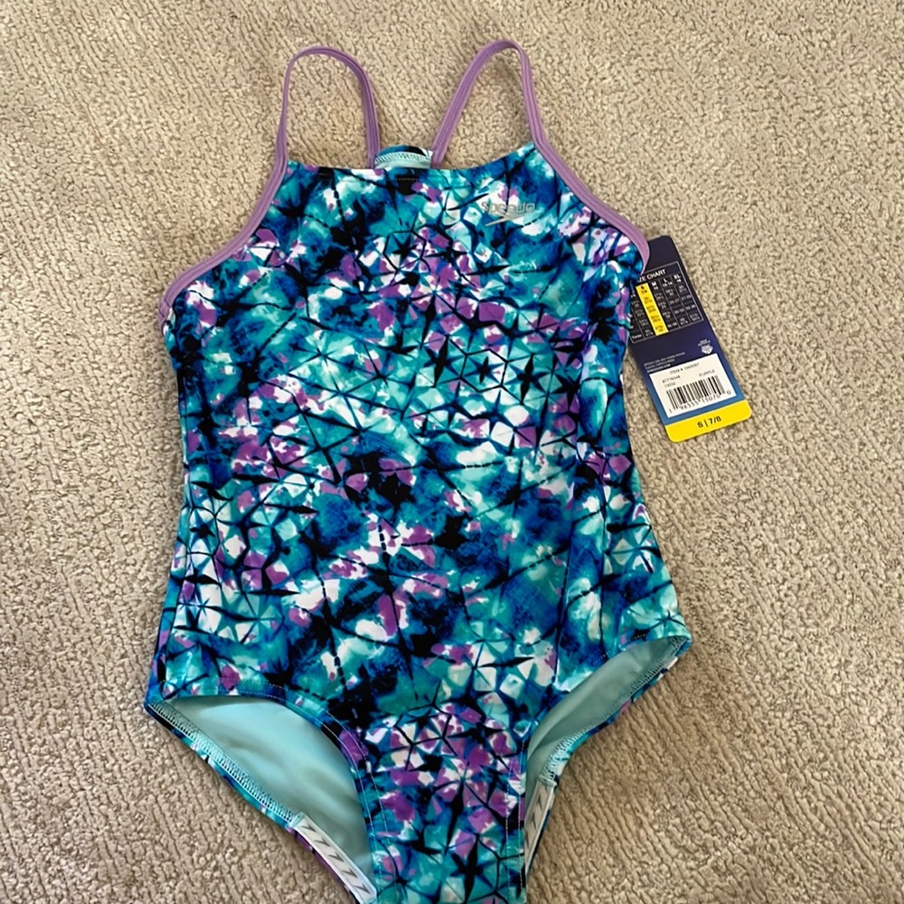 Girls Speedo one piece swimsuit